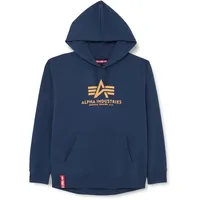Alpha Industries Basic Hoody Kapuzensweat für Herren New Navy/Wheat