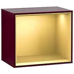 Villeroy und Boch Finion Regalmodul FD10HFHB 41,8x35,6x27cm, Regal Gold Matt, Peony Matt