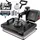 Vevor Transferpresse 6 in 1 Heißpresse Maschine 38 x 30 cm T-Shirt Presse Maschine Hitzepresse Maschine DIY Heißpresse mit Digitaler LED-Temperatur-