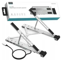 CHOETECH Laptop Multifunktionsständer Hdmi/2Xusba/Usbc Schwarz