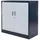 Jet-Line KIEW Aktenschrank 90 x 40 x 90 cm weiss-dunkelgrau