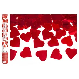 Partydeco Konfettikanone 40 cm Rot