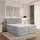 masseno MATERN 160 x 200 cm H2 Hellgrau