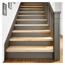 vidaXL Treppenstufen 4 Stk. 90x25x2 cm Massivholz Eiche