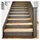 vidaXL Treppenstufen 4 Stk. 90x25x2 cm Massivholz Eiche