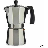 Kinvara Italienische Kaffeemaschine A111RA-900 Silberfarben Aluminium 450 ml (12