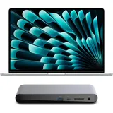 Apple MacBook Air 38,91cm (15,3) silber + Belkin Thunderbolt 3 Dock Pro"