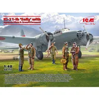 ICM Ki-21-Ib 'Sally' with Japanese Pilots and Ground Personnel
