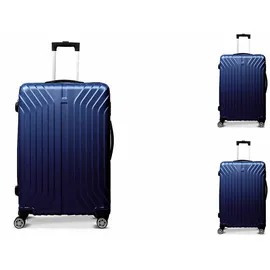 Hoffmanns vertical line Koffer-Set 3-tlg. blau