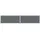 vidaXL Seitenmarkise 220 x 1000 cm Anthrazit Polyester