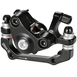 Aluminiumlegierung Fahrradbremse Outdoor Radfahren MTB Mountainbike Hintere Scheibenbremse Mechanischer Bremssattel schwarz