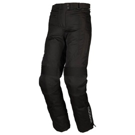 Modeka Luana Damen Motorrad Textilhose, schwarz, Größe 44