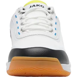 Jako Flow II ID Herren Weiß/Skyblue/Neon Gelb 42