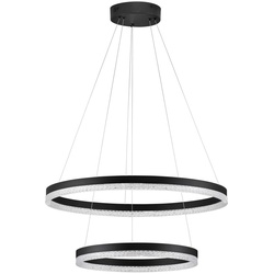Nova Luce 9530229 Adria LED Pendelleuchte Schwarz