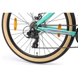 Bikestar Mountainbike 26 Zoll RH 16 cm Unisex mint/türkis