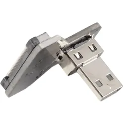 Adapter für DIY HDMI Kabel - Anschluss: Micro Typ D Stecker - Ausführung: nach rechts gewinkelt