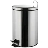 Home4You Treteimer 12 l Edelstahl