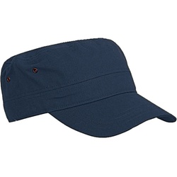 Trooper Cap - Cooles Cap im Army-Stil aus strapazierfähigem Baumwoll-Canvas, navy