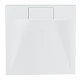 Beliani Duschwanne AZZURRO 90 x 90 x 3 cm Weiß