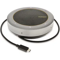StarTech.com USB-C Conference Speaker Mini Dock, Portable Boardroom Speaker and