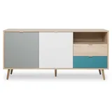 Finori Sideboard 150 x 71 x 40 cm mehrfarbig