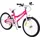 ACTIONBIKES MOTORS Actionbikes Kinderfahrrad Butterfly 20 Zoll Pink, Fahrradständer, Kettenschutz Antirutschgriffe (Pink/Weiß)