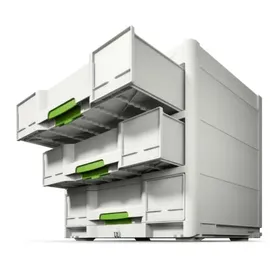 Festool Systainer Sortainer3 SYS3-SORT/3 M 337  grau 39,6 x 29,6 x 33,0 cm