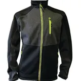Terrax Strickfleecejacke Gr.M dunkelgrün/schwarz/lime TERRAX