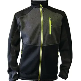 Terrax Strickfleecejacke Gr.M dunkelgrün/schwarz/lime TERRAX