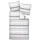 JANINE J. D. 87101 Gestreift Grau 155 x 200 cm + 80 x 80 cm