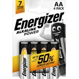 Energizer Batterie Alkaline Power AA Mignon 4 Stück