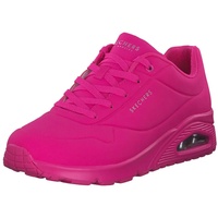 SKECHERS Uno Night Shades Sneaker, Hot Pink 38