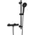 dylin gmbh Thermostat Duscharmatur mit Duschstangen-Set Schwarz DSD12