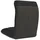 vidaXL Bodenstuhl Faltbar Schwarz Stoff