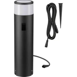 Philips Sockelleuchte Kunststoff 40,0 cm inkl. LED 350 lm schwarz