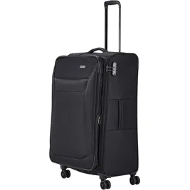 Travelite Chios 4 Rollen Kofferset 3-teilig mit Dehnfalte Koffer & Trolleys Schwarz