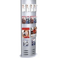 Kerkmann Prospekthalter 6957«, Tec-Art, alusilber, Prospektständer (ohne Fächer) »Tec