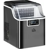 Homcom Eiswürfelmaschine 20kg/24h 2,3L Eiswürfelbereiter mit 3,2 L Wassetank -