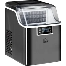Homcom Eiswürfelmaschine 20kg/24h 2,3L Eiswürfelbereiter mit 3,2 L Wassetank -