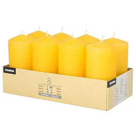 Papstar Stumpenkerze 5 x 10 cm 48 St. goldgelb