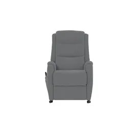 Hukla Fernsehsessel Max Mikrofaser 72 x 109 x 82 cm Schwarz elektrisch mit Rollen