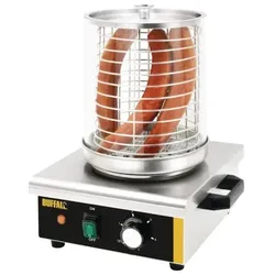 Buffalo Hotdoggerät. Einstellbares Thermostat. 450W/230V. Überhitzungsschutz. Einfach zu
