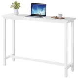 Woltu Bartisch 100 x 100 x 40 cm Weiß