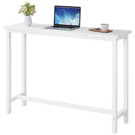 Woltu Bartisch 100 x 100 x 40 cm Weiß