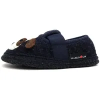 Haflinger Slipper Pets Kinderschuhe Jungen Hausschuhe Blau Freizeit, Schuhgröße:32 EU - Blau - 32