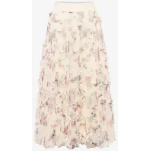 Iro Midirock Damen Floral Weiß 36