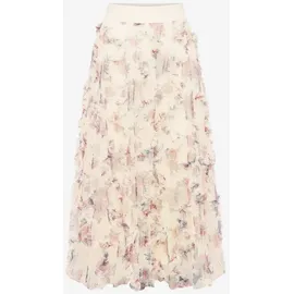 Iro Midirock Damen Floral Weiß 36