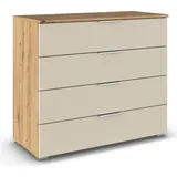 Rauch Schubkastenkommode »Sideboard Schubladenkommode AGORDO mit Dekor- oder - 2 Jahre Gewährleistung - mind. 14 Tage Rückgaberecht - Beige,Braun