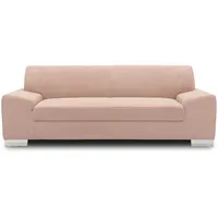 DOMO. collection Sofa Alisson, 3er Couch, 3-Sitzer, 3er Garnitur, Polstergarnitur 199 x 83 x 75 cm (BxTxH), in rosa