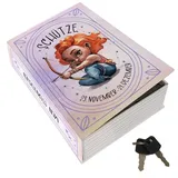 speecheese Mein Sternzeichen Booksafe L - Schütze Astrologie-Geschenk, Buchversteck für Schützen, lustig, sicher